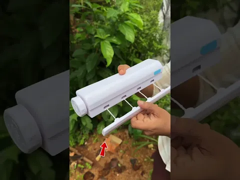 💡Retractable Clothesline for Balcony Terrace Line Rope🔥 || #talkwithravanan #shortsfeed ||