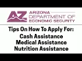 How To Apply For Cash Medical and Nutrition Assistance