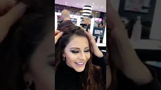 احلى مكياج سهرة للفنانة نورا العايق مع خبيرة التجميل ليندا مهروسة 