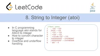 LeetCode 8 String to Integer atoi