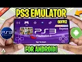 NEW PS3 EMULATOR FOR ANDROID PS3 NATIVE FULL GTA 5 GAMEPLAY PS3 GAMES ON MOBILE