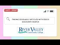Finding Scholarly Articles with Ebsco Discovery Search 1080 WEB H264 4000