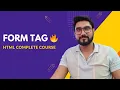 HTML Form Tag in Hindi With Practical HTML Full Course Mixin Coder Coding with AI in Hindi