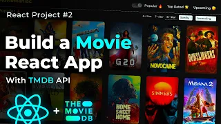 React JS Tutorial - Build Movie React App with API Filter Sort Dark Mode