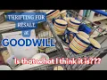 Thrifting at Goodwill Large thrift HAUL Thrifting for Resale in Myrtle Beach SC