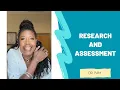 Research and Assessment with Dr Pam - NEWLY RELEASED