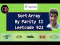 Sort Array By Parity II Leetcode 922 Live coding session