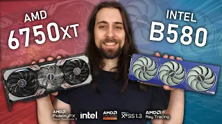 RX 7600 XT vs RX 6750 XT vs ARC B580 - Productivity Gaming VR Benchmarks