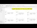 Logical operator in MATLAB Validate The Logical Expression in MATLAB SIMULINK
