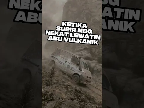 Ketika Supir MBG nekat Lewatin Abu Vulkanik #shorts #gtav