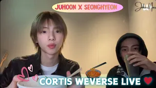  all sub cortis juhoon u0026 seonghyeon weverse live pt 1 12 17 25 weverselive weverse cortis