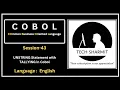 UNSTRING Statement with TALLYING UNSTRING Statement in COBOL Cobol