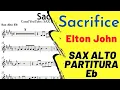 Sacrifice - Elton John - Partitura Sax Alto Eb Sheet Music