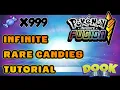 Infinite Rare Mode Tutorial Pokemon Infinite Fusion