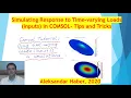 Simulation of Time-Varying Loads Functions in COMSOL - Tips and Tricks