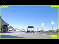 Smooth Highway Drive Through Las Vegas Outskirts I-15 Traffic Under Clear Sky