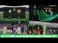 PES 2017 New UEFA Europa Conference League Modpack 2022