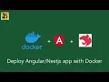 Dockerize your Angular app - Docker Angular 13 Nginx