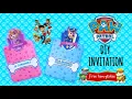 Paw Patrol Birt ay Invitation Ohpartyland