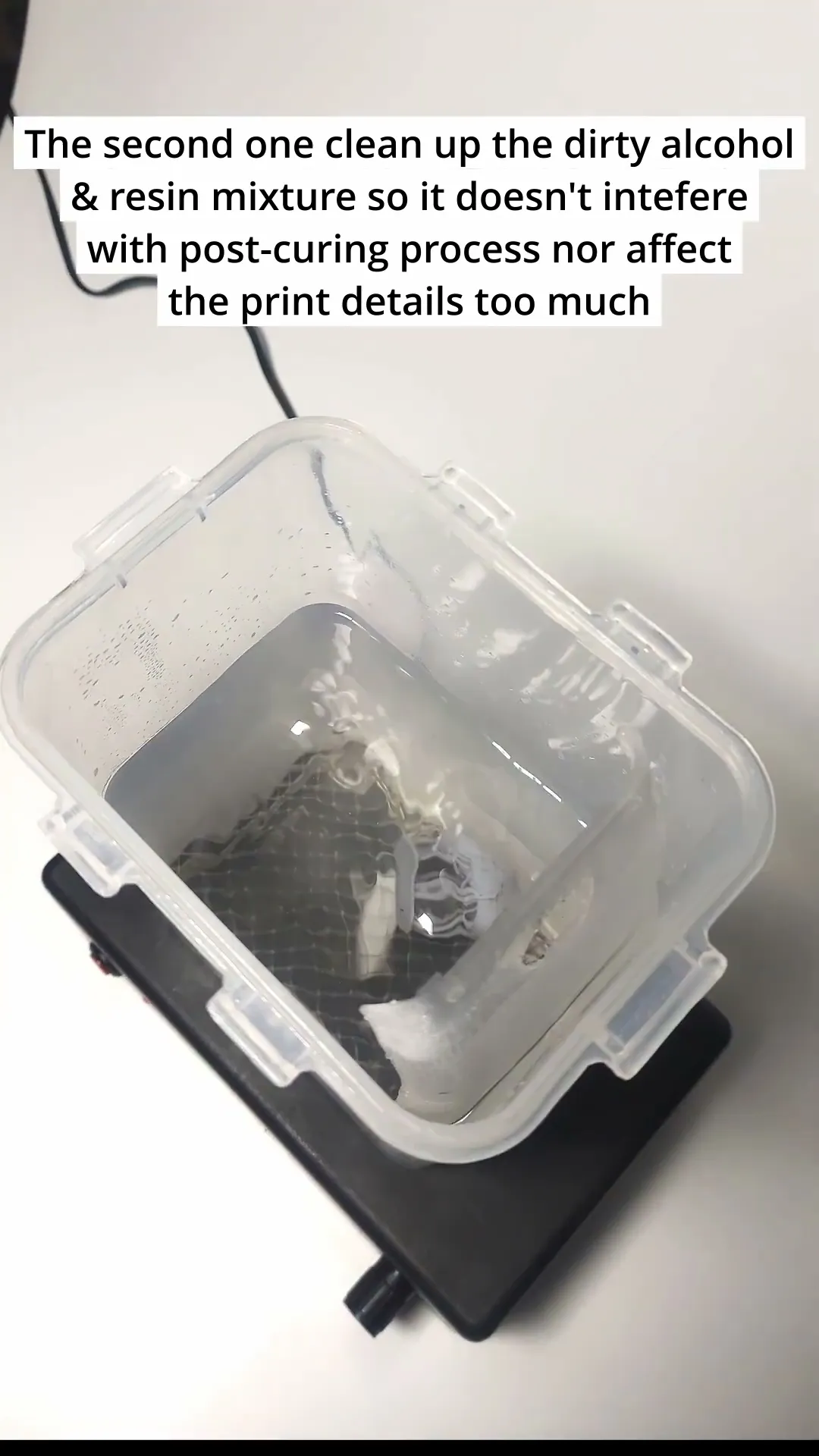 Tray for DIY Resin 3D Print Washing Station