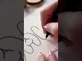 Bubble Letters Modern Calligraphy Hand Lettering