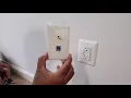 How to install an ethernet and Coax wall outlet