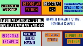 REPORTLAB REPORTLAB PYTHON TUTORIAL How To Create HyperLink In Pdf Using Python PART 20