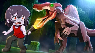 TEM UM DINOSSAURO BIZARRO NO MEU MINECRAFT