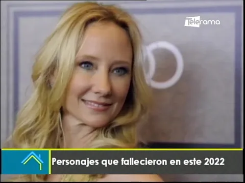 Personajes que fallecieron en este 2022