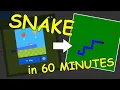 How I Made Snake in 60 MINUTES using Javascript Coding on P5 js