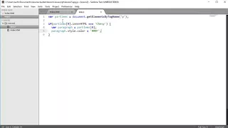 JavaScript Code Blocks