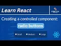 Converting radio buttons into controlled components in React
