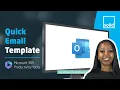 Quick Email Template