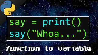 Python assign functions to variables