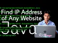 How to Find IP Address of Any Website Using Java Must Watch