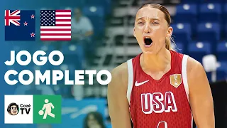 AO VIVO: NOVA ZELÂNDIA X ESTADOS UNIDOS | ELIMINATÓRIAS DA COPA DO MUNDO DE BASQUETE