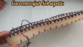 Download Crochet tutorial||cara merajut sol sepatu dewasa MP3