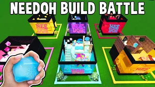 MEGA NeeDoh Squishy House Build-Off CHALLENGE!