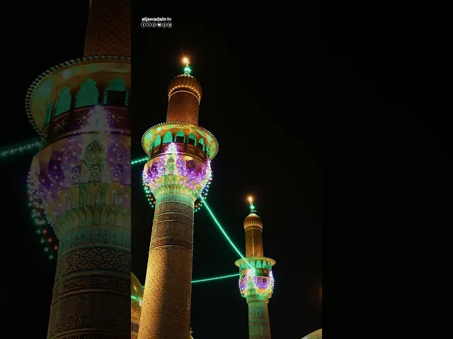 العتبة الكاظمية المقدسة تزدان بمظاهر الفرح والسعادة.. فرحاً بالولادات الميمونة