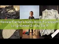 Review Carter s baby-boys Purelysoft Long-sleeve 2-way Zip Pajamas