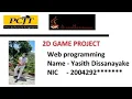 2D game development using Java institute Yasith dissanayake