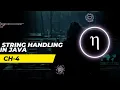 COMPUTER STRING HANDLING IN JAVA CHAPTER 4 Class 10 ICSE