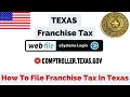 How to File Texas Franchise Tax No Tax Information Report Step-by-Step USA Updated 2025