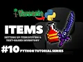 Items Inventory Coding Terraria in Python Pygame Tutorial Ep 10
