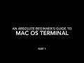 An Absolute Beginners Guide to Terminal on the MacOS Learn how to use the Command Line Interface