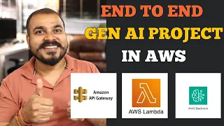 - Complete End To End Generative AI Project On AWS Using AWS Bedrock And AWS Lambda