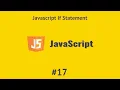 JavaScript If Statement in Arabic 2021 JS