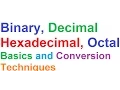 Computer Number Systems Binary Octal Hexa Decimal Basics Conversion Techniques 7 Golden Rules