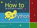 Python how to get a list of file in a directory