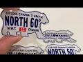 Polar bear license plate Shrinky dinks